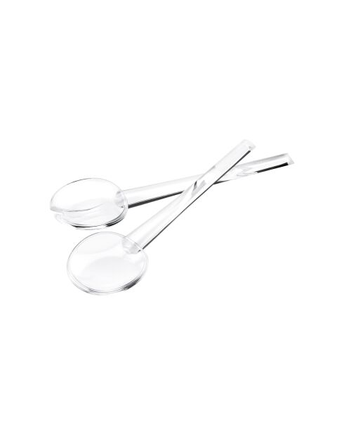 Servidores de ensalada transparentes - D.20 cm