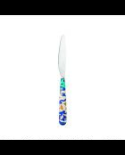 6 Messer „Flower & Lemon Mediterranean Blue“, 23 cm