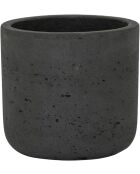 Tierra Einzeltopf aus schwarzem Ton - 10,5 x 10,5 x 10,5 cm