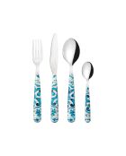 Set mit 24 blauen mediterranen blauen Posaten - 15x7,2x24 cm