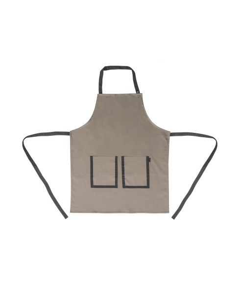 Tablier à bavettes Naturel Style taupe - 785 cm