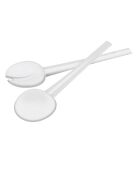 Weißes Salatbesteck - D.20 cm