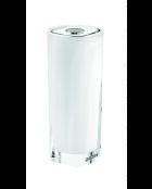 Recipiente o jarrón Outline para rellenar perfume, color blanco, 17,6 x 0 x 7,5 cm