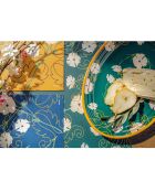 Flamingo roze Fusion placemat van polyurethaan - 1,8x33x44 cm