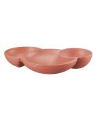 Plateau apéritif Tierra terracotta pâle - 5,2x21,4x29,5 cm