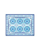 Tovaglietta Blues in poliuretano blu mediterraneo - 1,8x33x44 cm