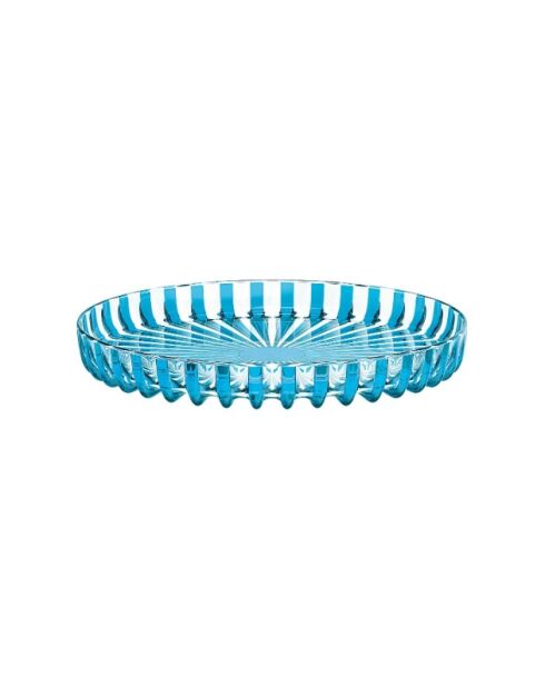 Plateau rond Dolcevita  turquoise - 3,5x31 cm