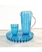 Plateau rond Dolcevita  turquoise - 3,5x31 cm