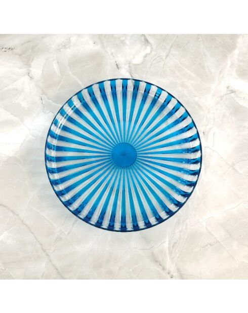 Plateau rond Dolcevita  turquoise - 3,5x31 cm