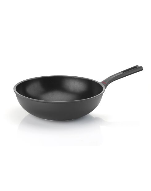 Cook & Plus schwarzer Wok - D.28 cm
