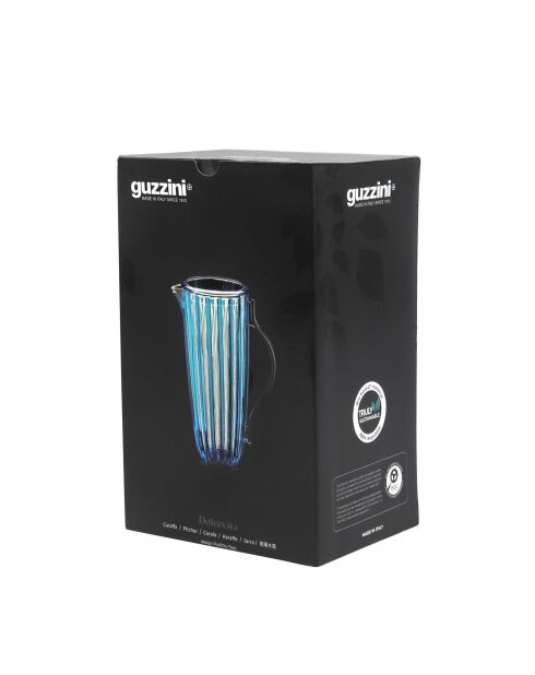 Pichoir avec couvercle Dolcevita (ISCC+) turquoise - 27x13 cm