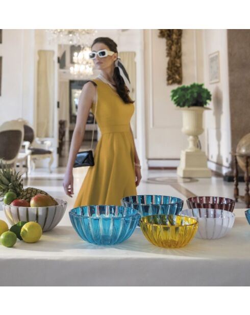 Saladier XL Dolcevita (ISCC+) turquoise - 11,5x30 cm