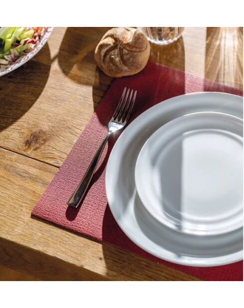 Ensemble de 6 assemblages de table Everyday blanc -27,8 cm