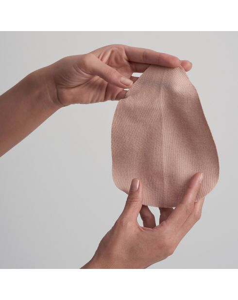 3 Paires de Pads Adhésifs & 6 Caches-Tétons satinés beiges