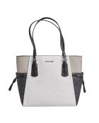 Bolsa Voyager grande en blanco y negro - 15,9x27,9x29,2 cm