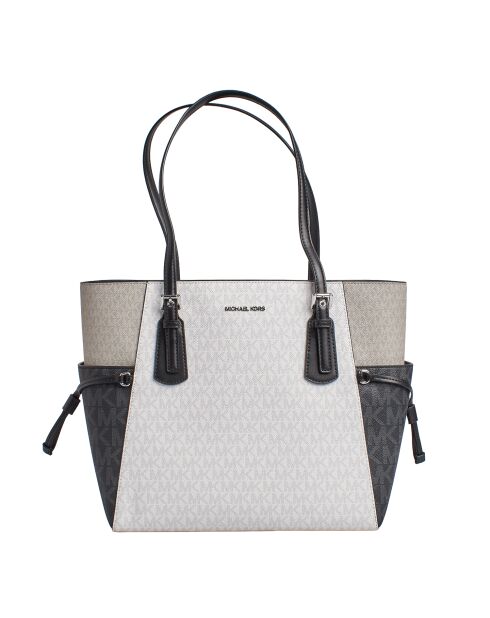 Bolsa Voyager grande en blanco y negro - 15,9x27,9x29,2 cm