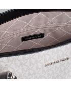 Bolsa Voyager grande en blanco y negro - 15,9x27,9x29,2 cm