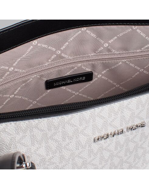 Bolsa Voyager grande en blanco y negro - 15,9x27,9x29,2 cm