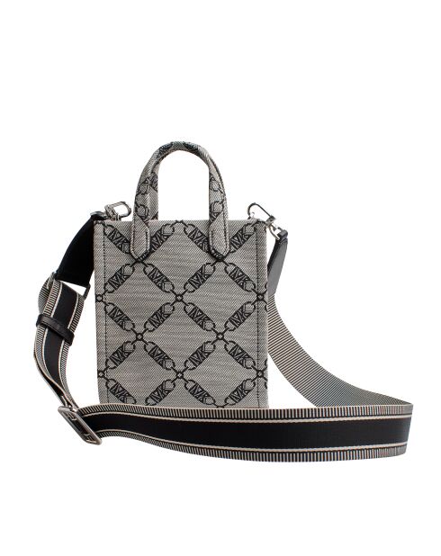 Gigi handtas klein model grijs met patronen - 17,1x20,3x7,6 cm