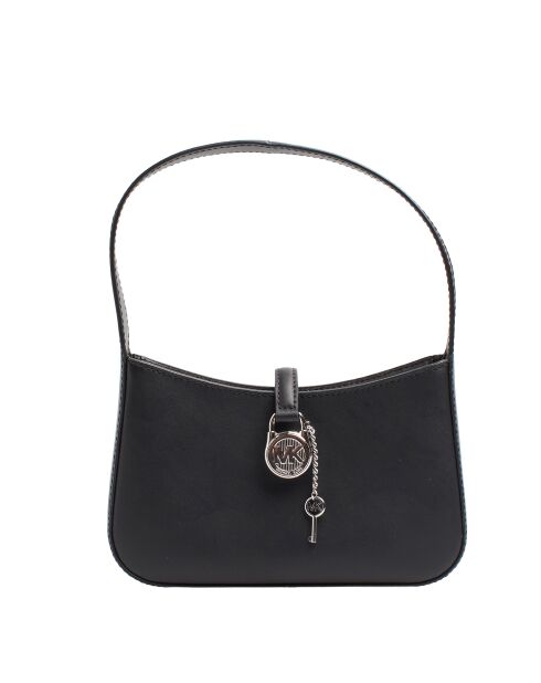 Bandolera Lyra de piel negra - 22,9x14x5,1 cm