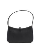 Bandolera Lyra de piel negra - 22,9x14x5,1 cm