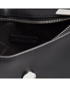 Bandolera Lyra de piel negra - 22,9x14x5,1 cm