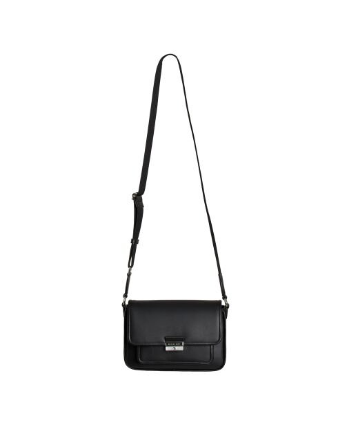 Bandolera Bradshaw mediana de piel negra - 23,5x16,4x5,7 cm