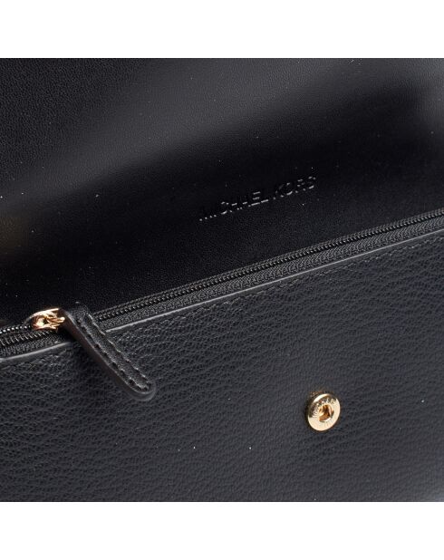 Portefeuille en cuir Hamilton noir - 19.5x10 cm