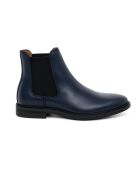 Chelsea-Stiefel aus 100% Leder Baza marineblau