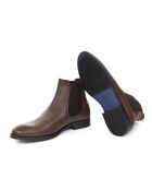 Chelsea boots 100 % cuir Luri marron