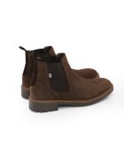 Bruine suède Chelsea-laarzen van Norbel