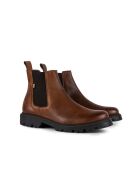 Chelsea boots 100 % cuir Brio marron