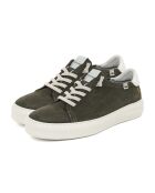 Baskets 100 % cuir nubuck Nucati verts