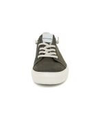 Baskets 100 % cuir nubuck Nucati verts