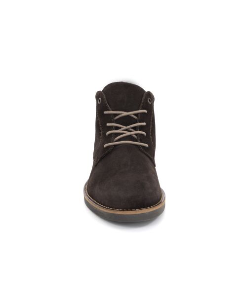 Boots  en daim Surobo marron foncé