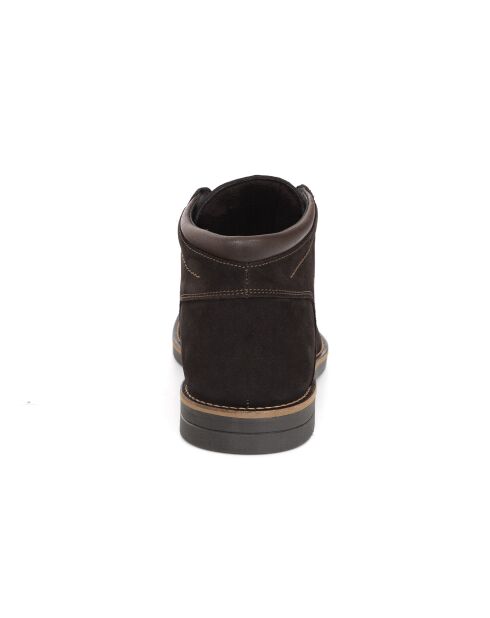Boots  en daim Surobo marron foncé