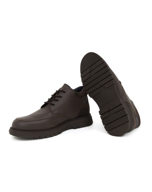 Bottes en daim et en cuir Bortano marron