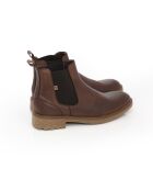Chelsea-Stiefel aus 100% Leder Taker braun