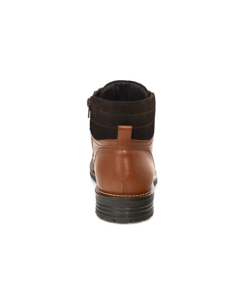 Boots 100 % cuir Prini marron claire