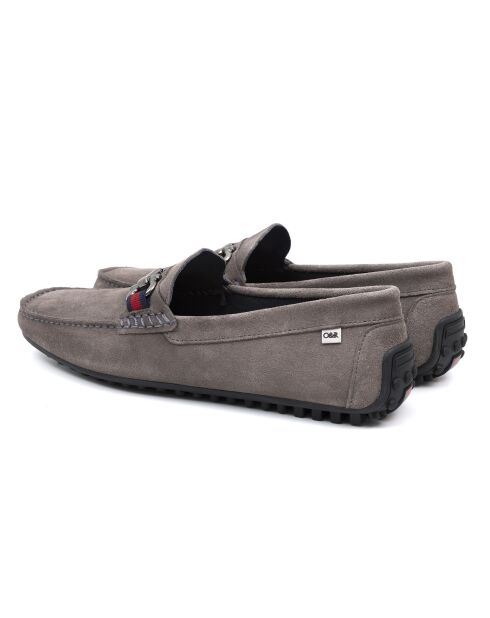 Mocasines de gamuza gris Selipo