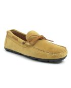 Mocassins en daim Salazo jaunes moutarde