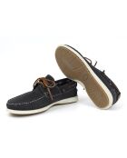 Naupor blauwe suède bootschoenen