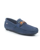 Halbschuhe Sekio aus blauem Veloursleder