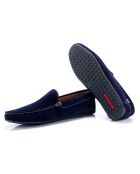 Mocasines de gamuza azul Sinan