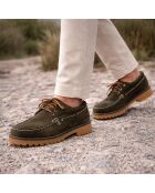 Suni groene suède bootschoenen