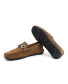 Sipel lichtbruine suède instappers