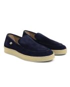 Mocassins en daim Saru bleus