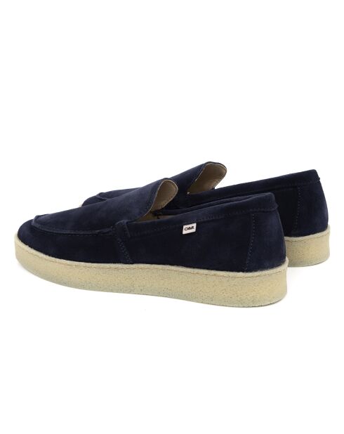 Mocassins en daim Saru bleus