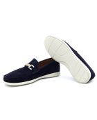 Blauwe suède bootschoenen van Sento