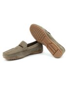 Mocasines Soca de gamuza beige